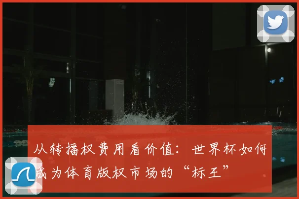从转播权费用看价值：世界杯如何成为体育版权市场的“标王”